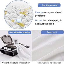 Shoe Cleaning Wet Wipes Fast Scrubbing Shoes Cleaning Tissue Sneakers Non-woven Detergent Quick Wipes Disposable Travel Portable Removes Dirt Stains