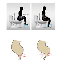 6005a Plastic Non-slip Folding Toilet Squat Stool - White Color